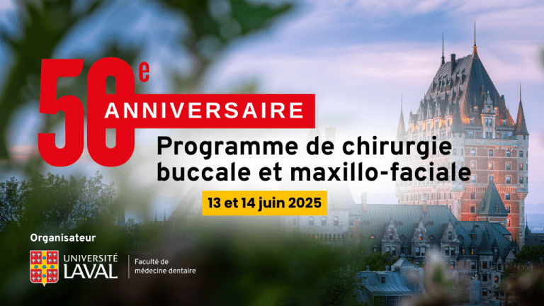 50e anniversaire programme de chirurgie buccale et maxillo-faciale