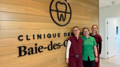 Léa Bolduc, Dre Karine Martin et Olivia Dagenais