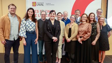Corps professoral lors de la cérémonie des prix et bourses